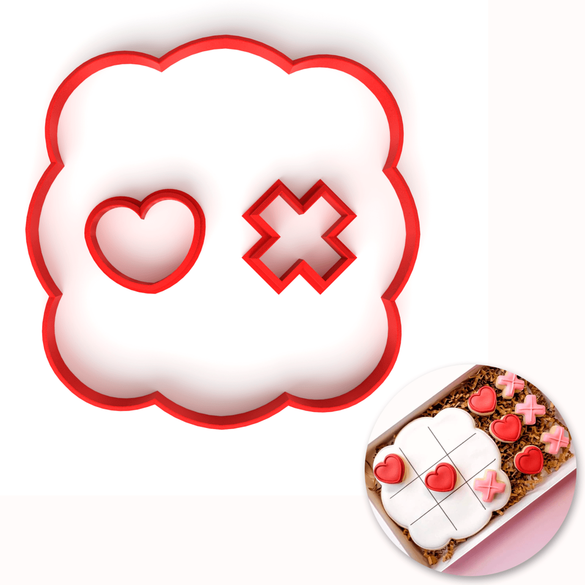 Set Cortadores Gato # Tic-Tac-Toe Plástico 0