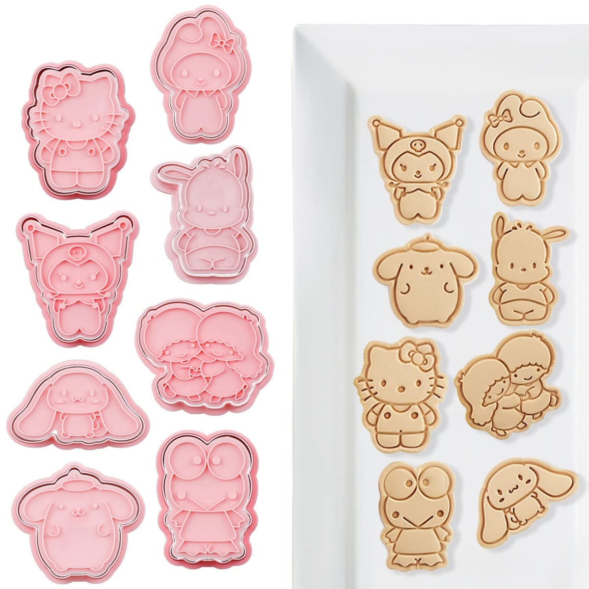 Set Cortador Marcador Sanrio N°2 - 8 Diseños1