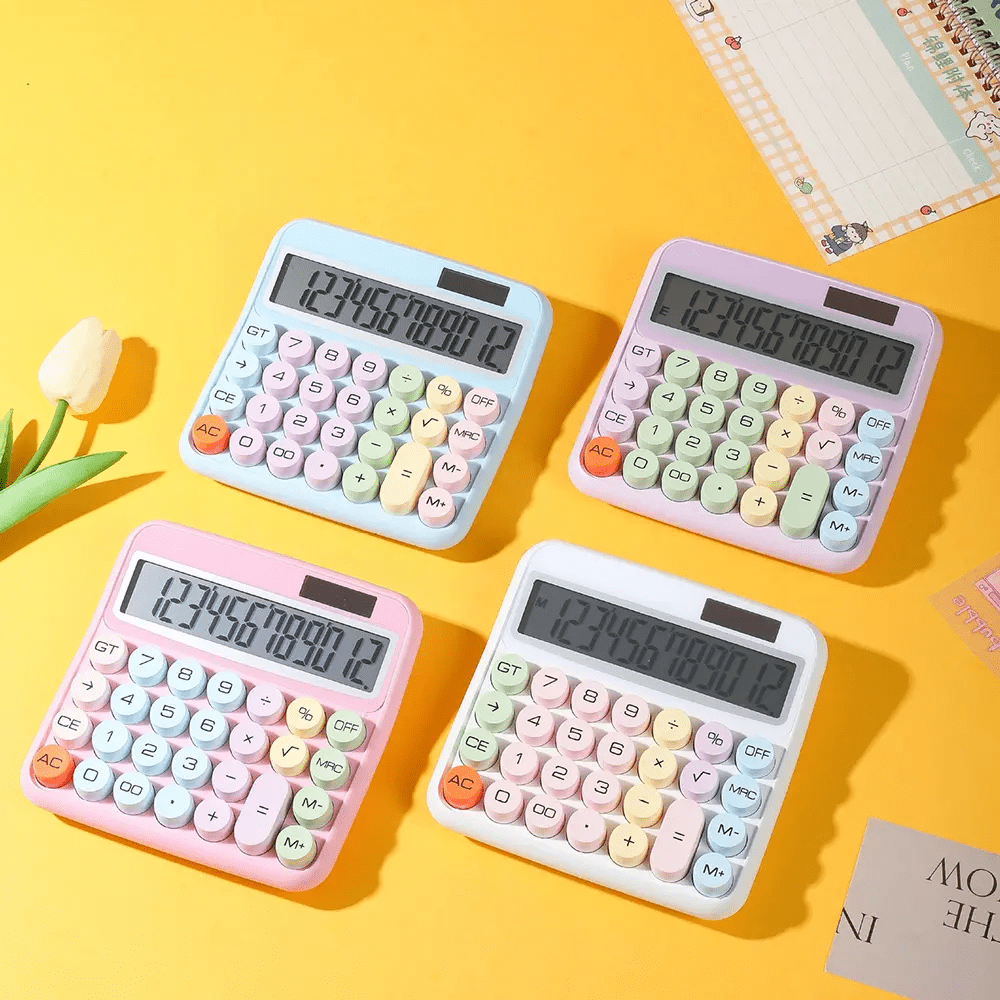 Calculadora De Escritorio Colores Pastel Dx-88662