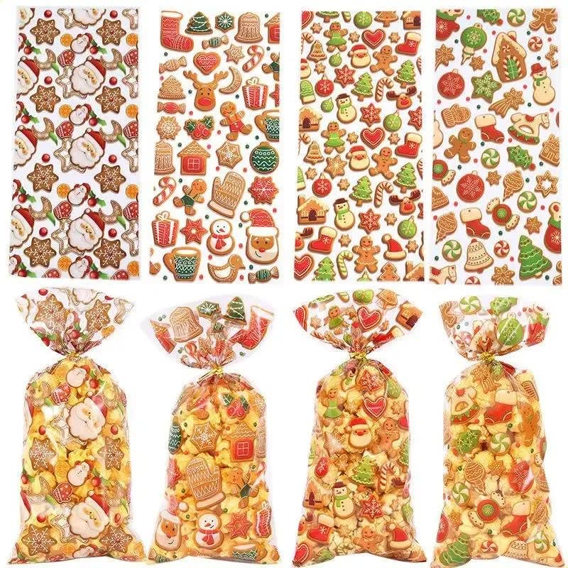 Set Bolsa Celofán Navidad N°2 12,5x27 cm. 12 Unidades1