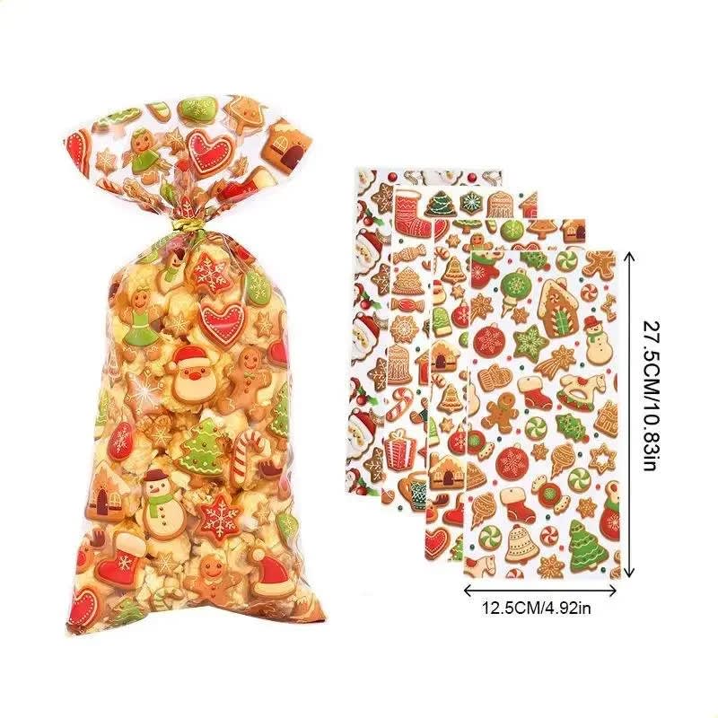 Set Bolsa Celofán Navidad N°2 12,5x27 cm. 12 Unidades5