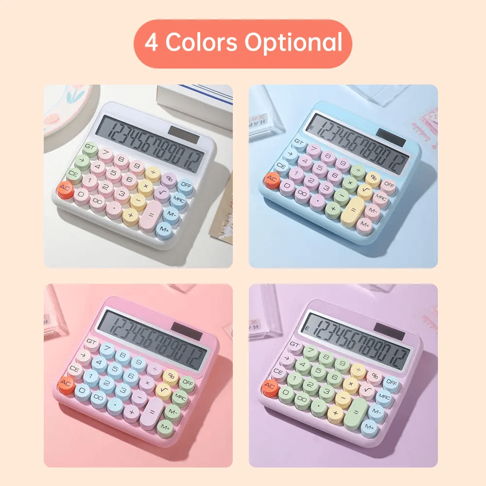 Calculadora De Escritorio Colores Pastel Dx-88667