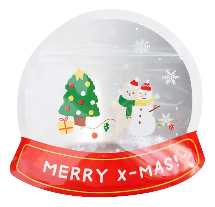 Bolsa Doypack Bola de Nieve con Fuelle y Cierre 16x18 cm. 5 Unidades 0