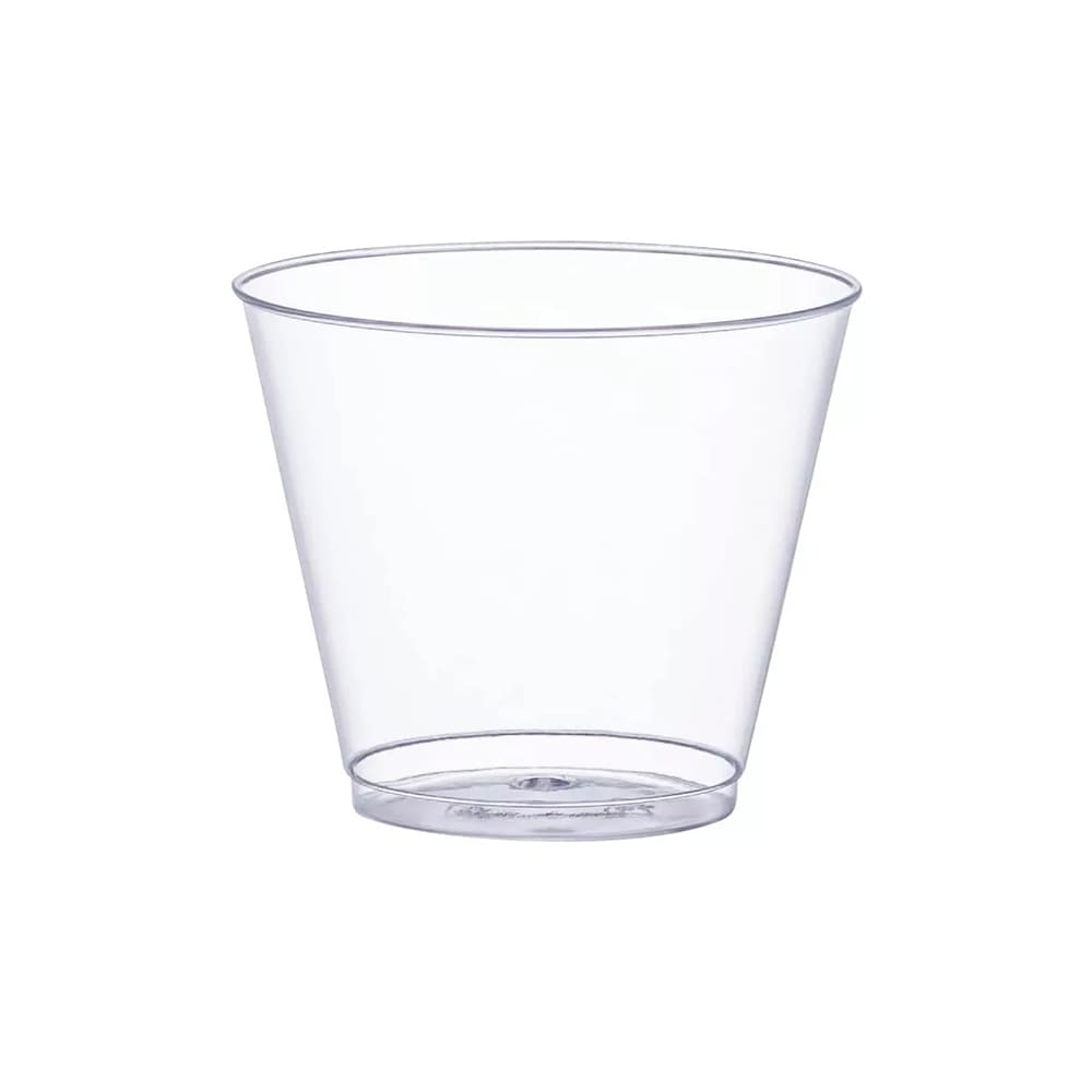 Vaso Acrílico Redondo 5.5 x 6.5 cm. 10 Unidades 0