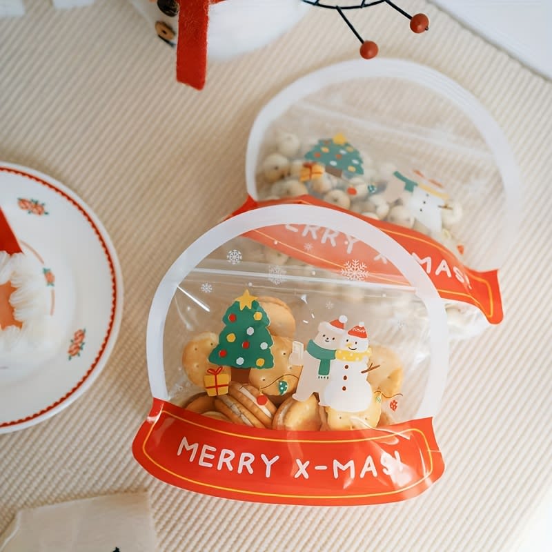 Bolsa Doypack Bola de Nieve con Fuelle y Cierre 16x18 cm. 5 Unidades3