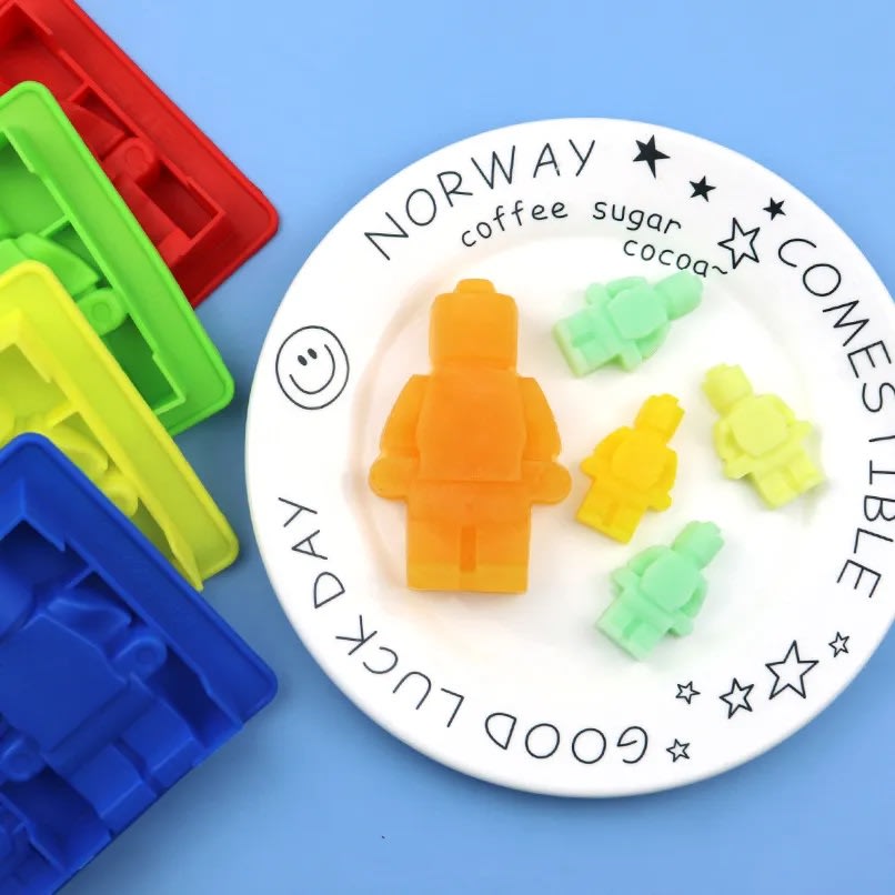 Molde 5 Figuras Lego Silicona7