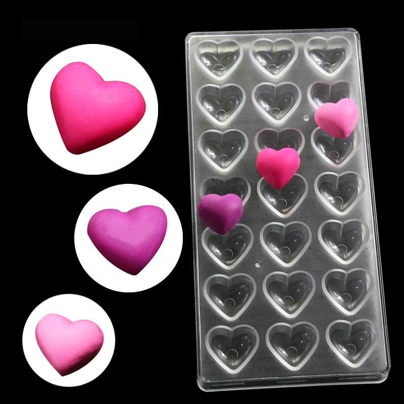 Molde Corazón Acrílico2