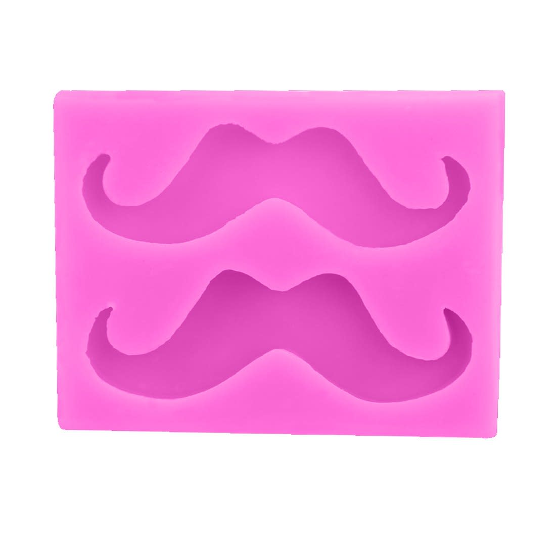 Molde Fondant Bigotes Grandes Silicona 1