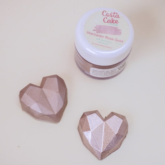 Polvo Nacarado Rose-Gold Costa Cake 4 gr. 0
