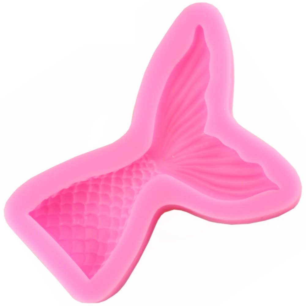 Molde Fondant Cola Sirena Mediana 2