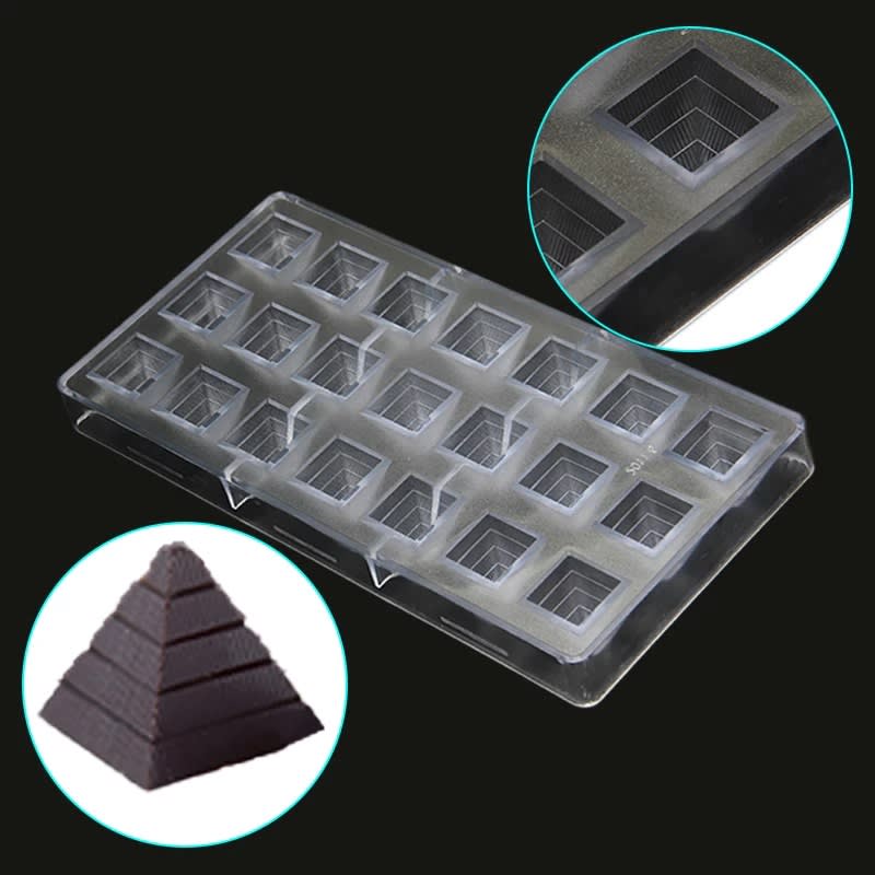 Molde Acrílico Bombón Piramide 0