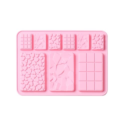 Molde Chocolate Tabletas Surtidas Silicona 0