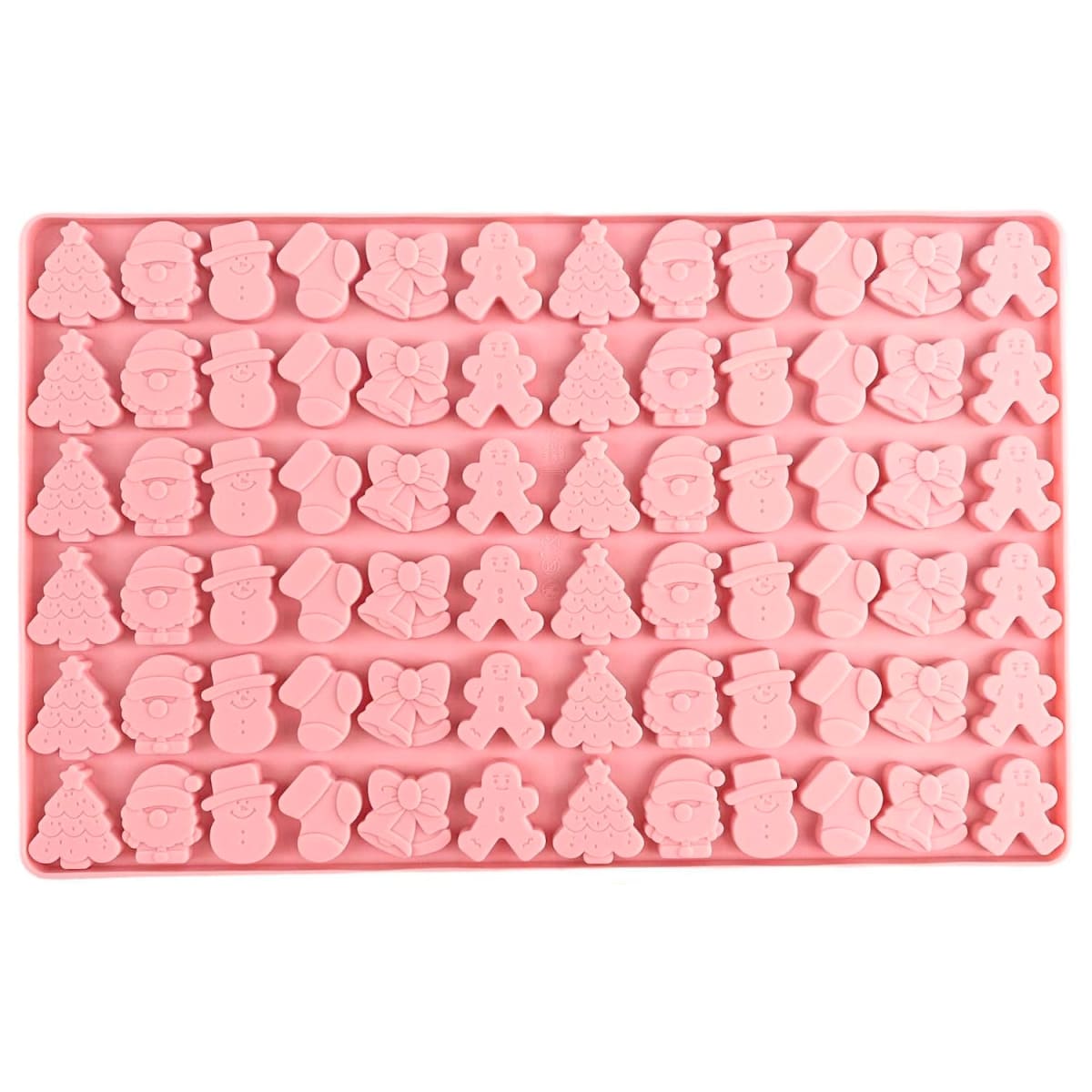 Molde Chocolate Silicona Navidad 72 Cavidades 0