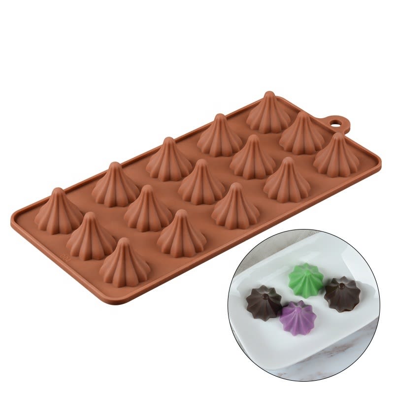 Molde Chocolate Gotita Acanalada Silicona 0