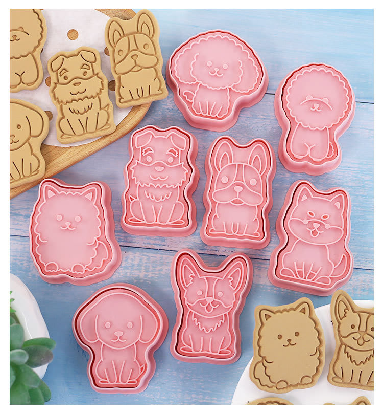 Set Cortador Marcador Perros N°2 8 Diseños2