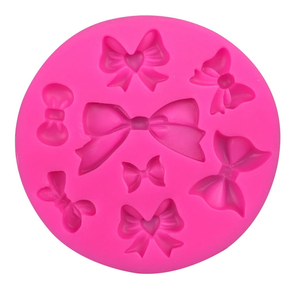 Molde Fondant Moños 1 Silicona 2