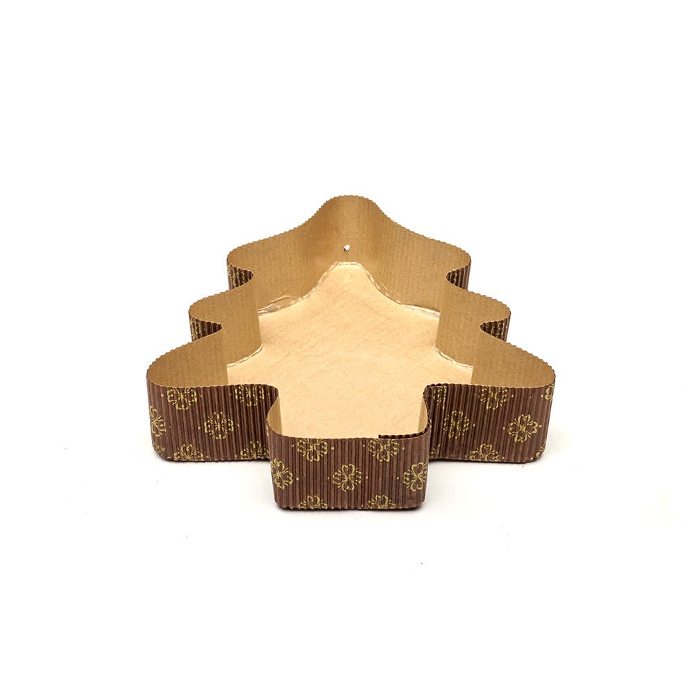 Molde Papel Queque Pino Navidad Papel 5 Unid. 0