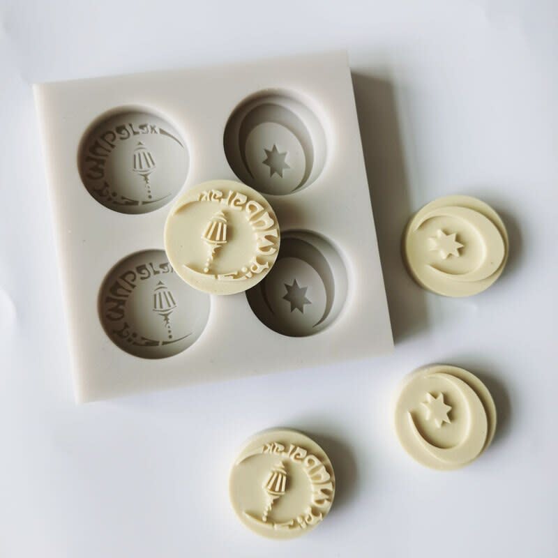 Molde Fondant Ramadan – Eid Mubarak Silicona 0