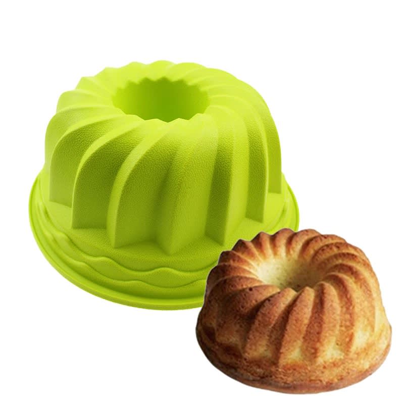 Molde Silicona Queque Espiral 22 cm Silicona 0