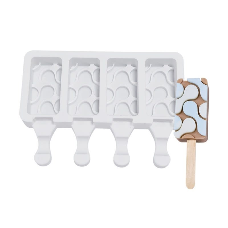 Molde Silicona Cakesicles Diseño N°2 4 Cavidades 0