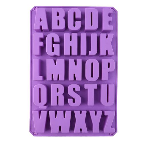 Molde Letras Grandes Silicona 0