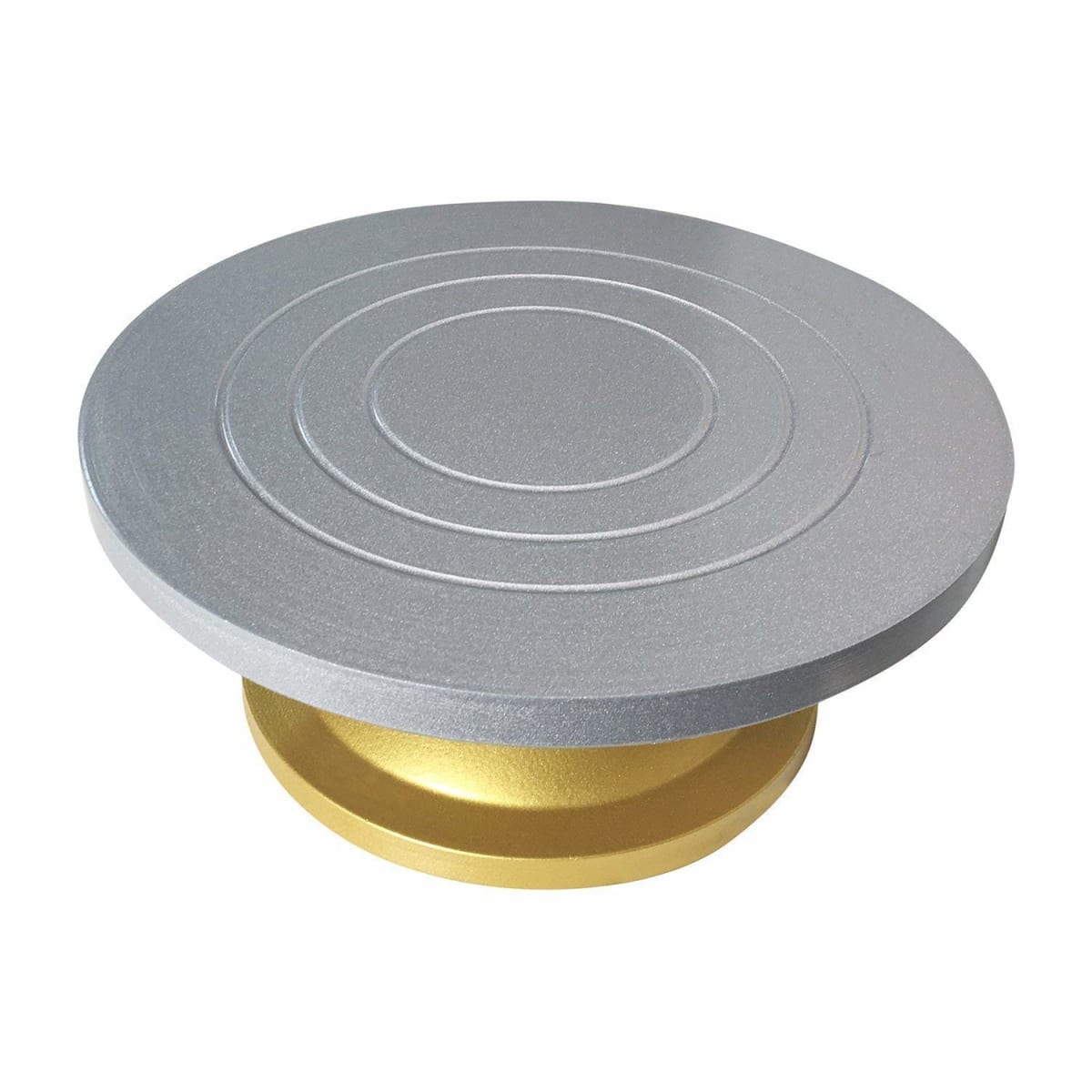 Base Giratoria para Tortas 32 cm. Dorada Gruesa 1