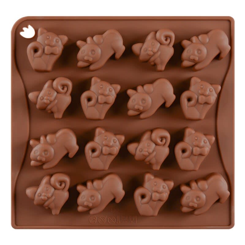 Molde Chocolate Gatos Silicona 0