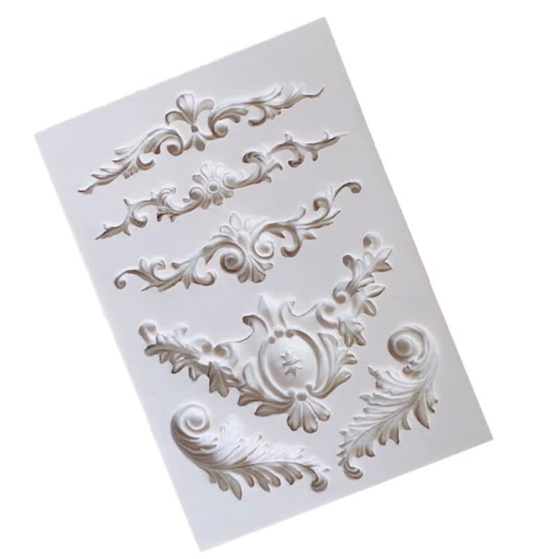 Molde Fondant Estilo Europeo Silicona 0