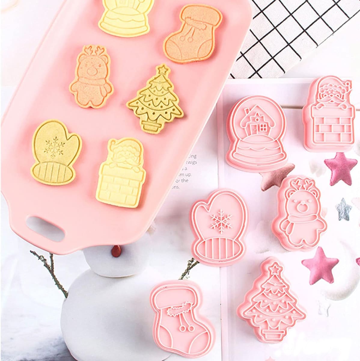 Set Cortador Marcador Navidad N°6 - 6 Diseños2