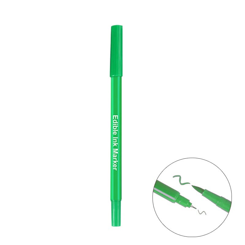Marcador Doble Punta Linner/Pincel Verde Claro 3