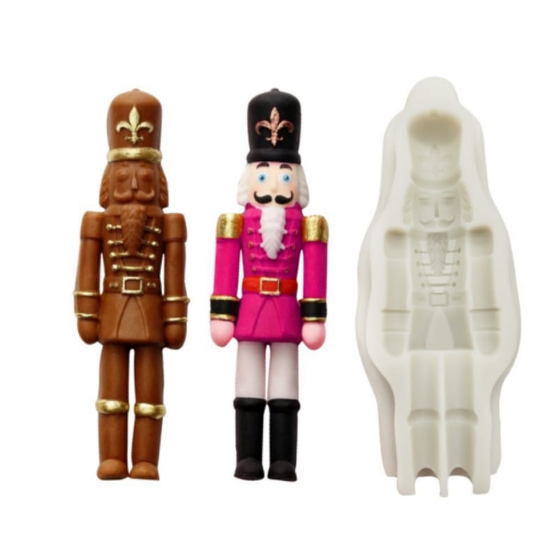 Molde Fondant Soldado Cascanueces Silicona 0