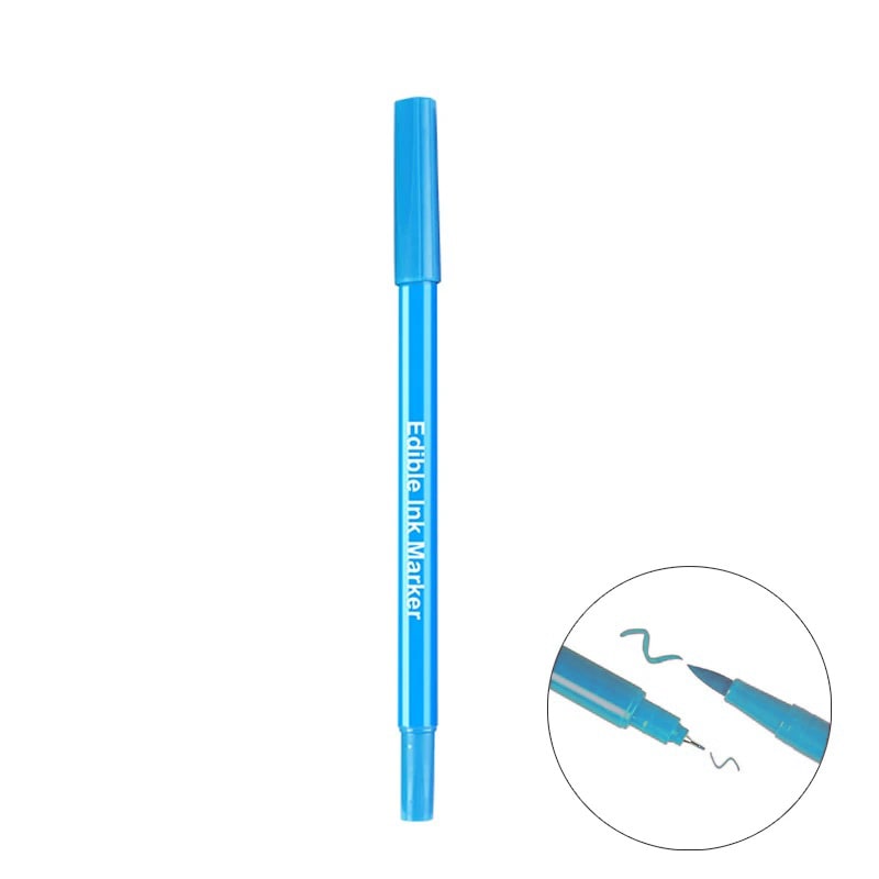 Marcador Doble Punta Linner/Pincel Azul 3
