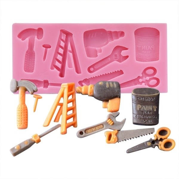 Molde Fondant Herramientas N°1 Silicona 0