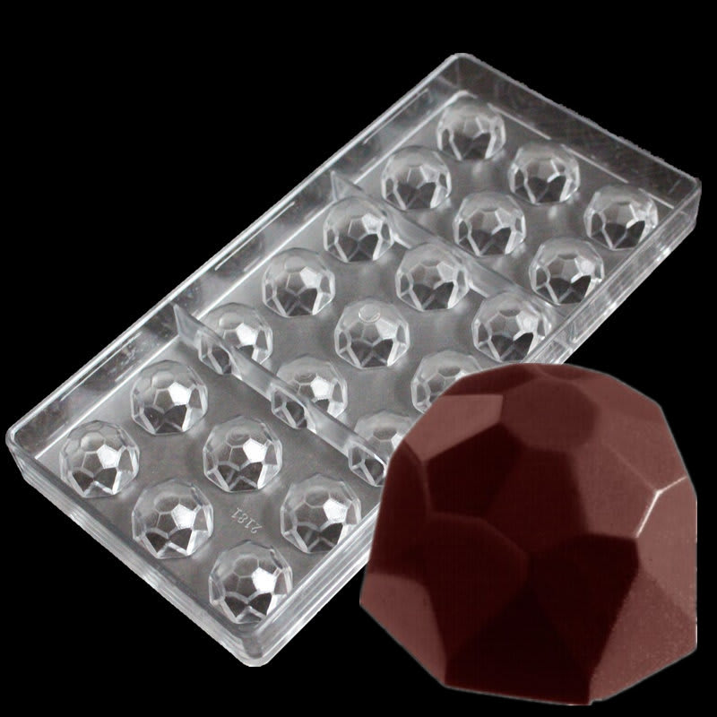 Molde Acrílico Bombón Geometrico 0