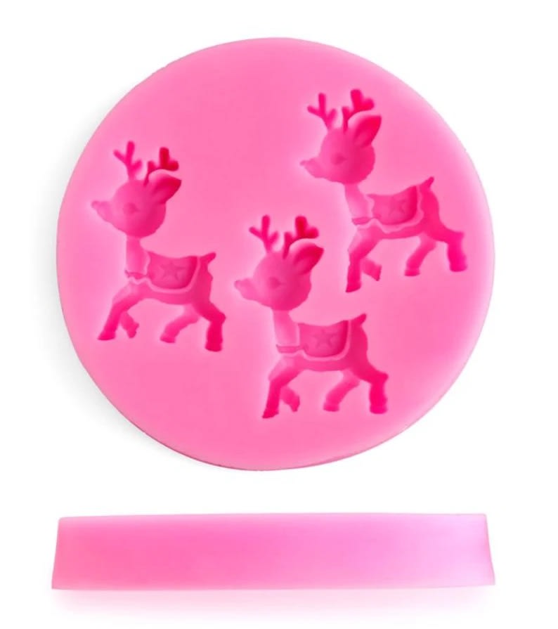 Molde Fondant 3 Renos Silicona 0