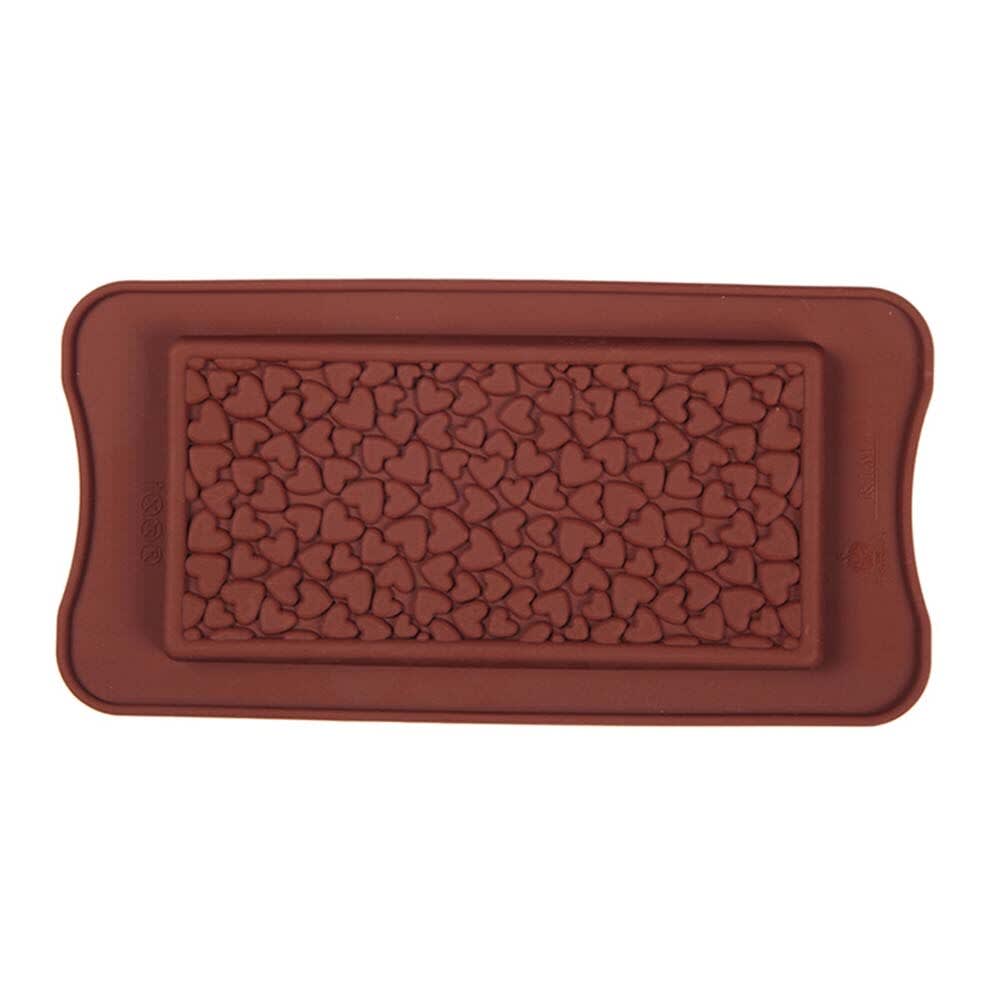 Molde Silicona Tableta Corazones 0