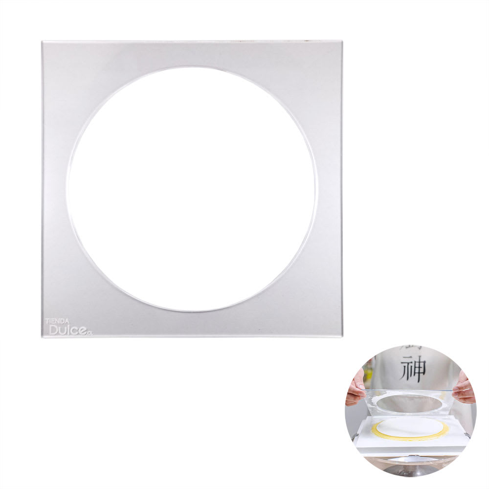 Panquequera Acrílico Redonda 22 cm. 0