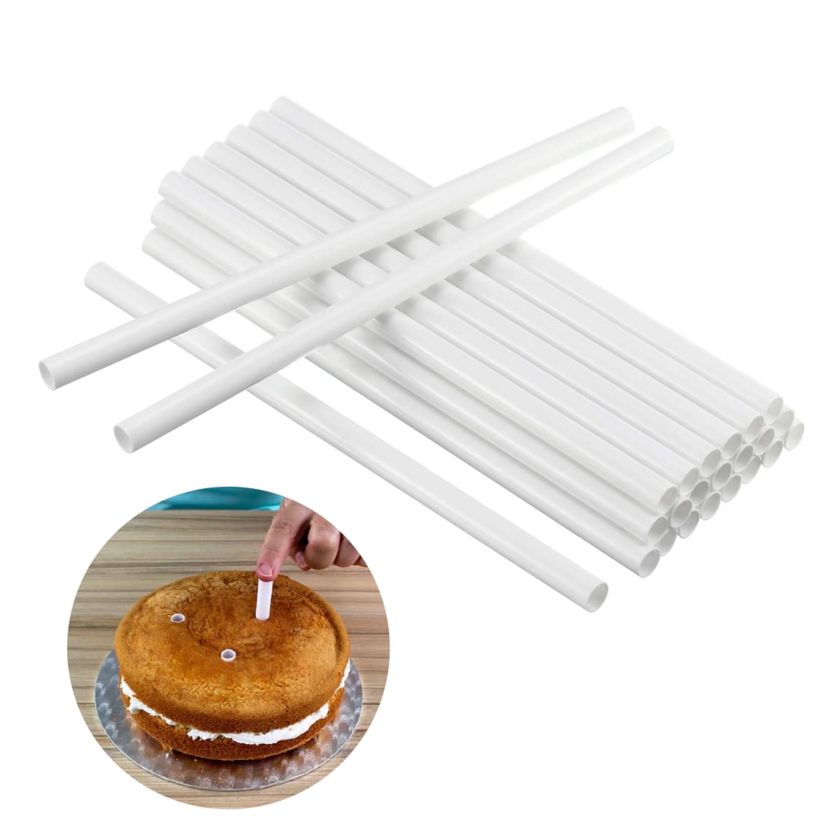 Soporte para Tortas de Varios Pisos 10 Unidades Plásticos 0