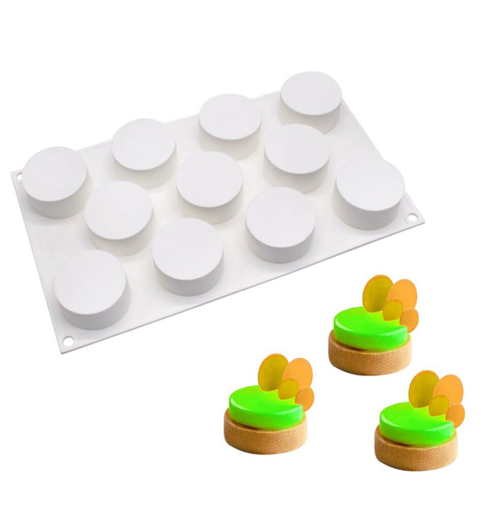 Molde Silicona Cilindros 11 Cavidades 0