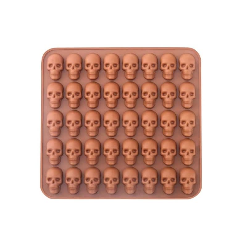Molde Silicona Cráneos 40 Cavidades 0