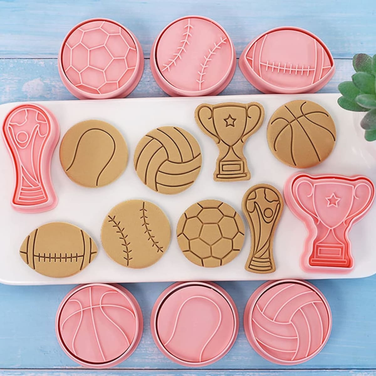 Set Cortador Marcador Pelotas y Trofeos 8 Diseños6