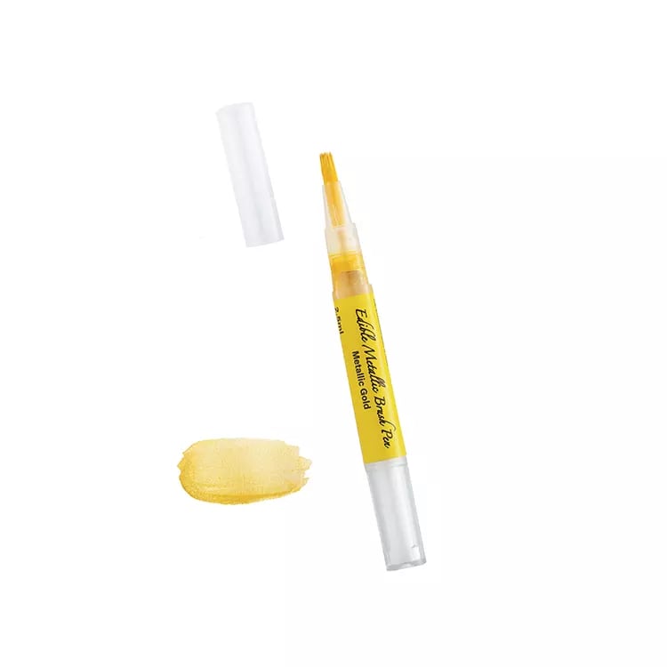 Marcador Punta Pincel Dorado 0