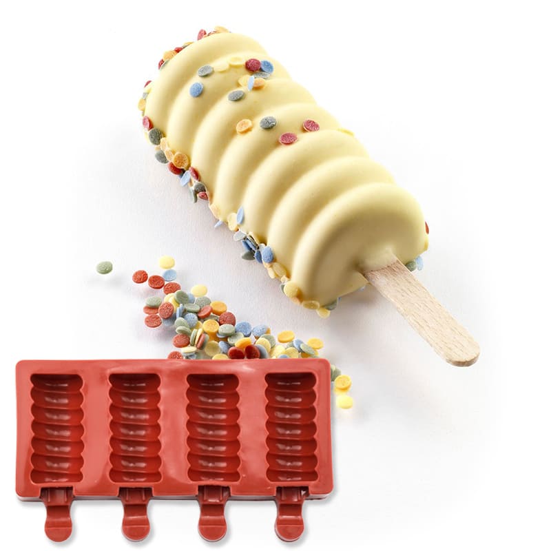 Molde para Helado Rizado Silicona 0