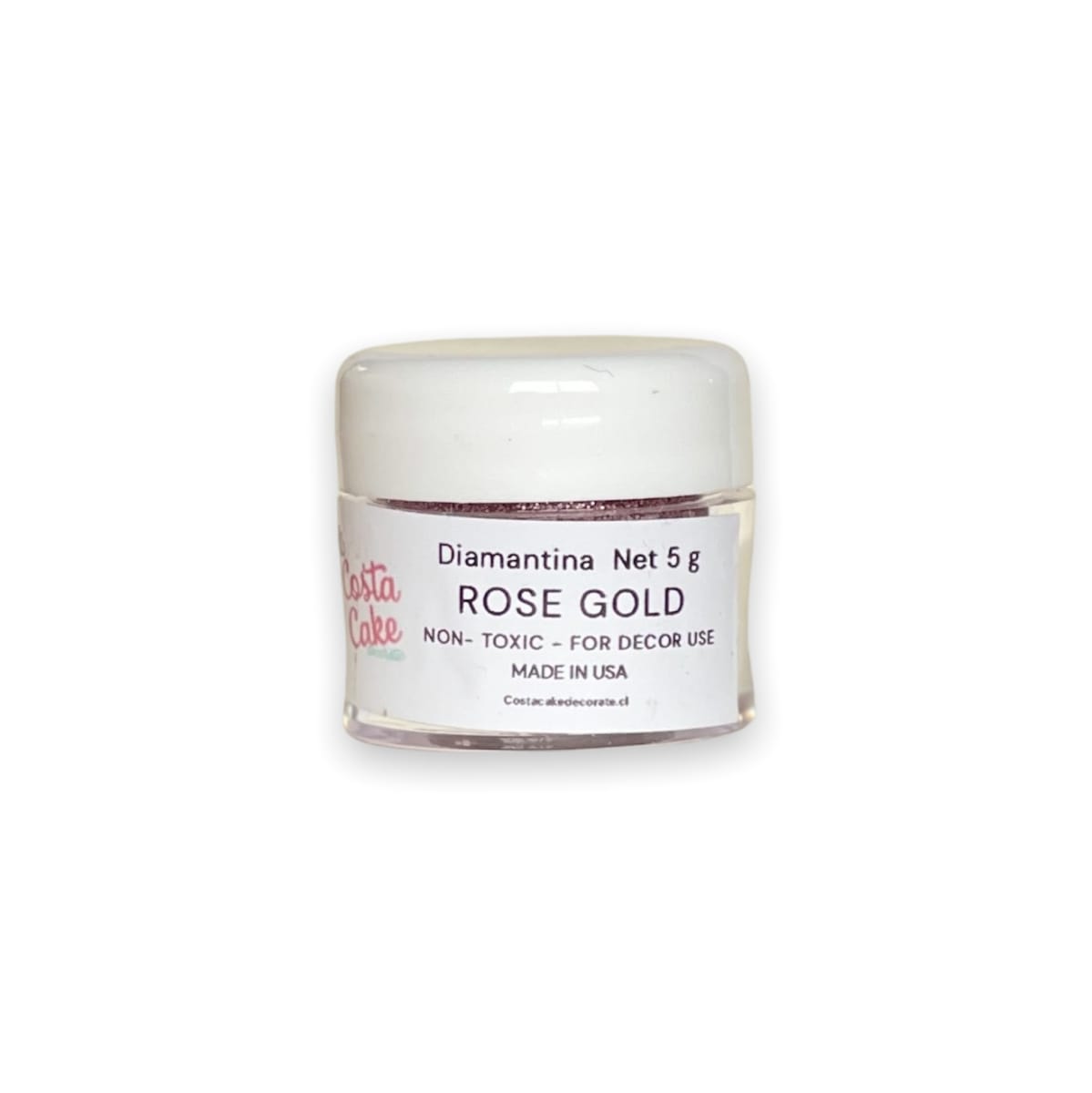 Diamantina Costa Cake Rose Gold 5 gr.2