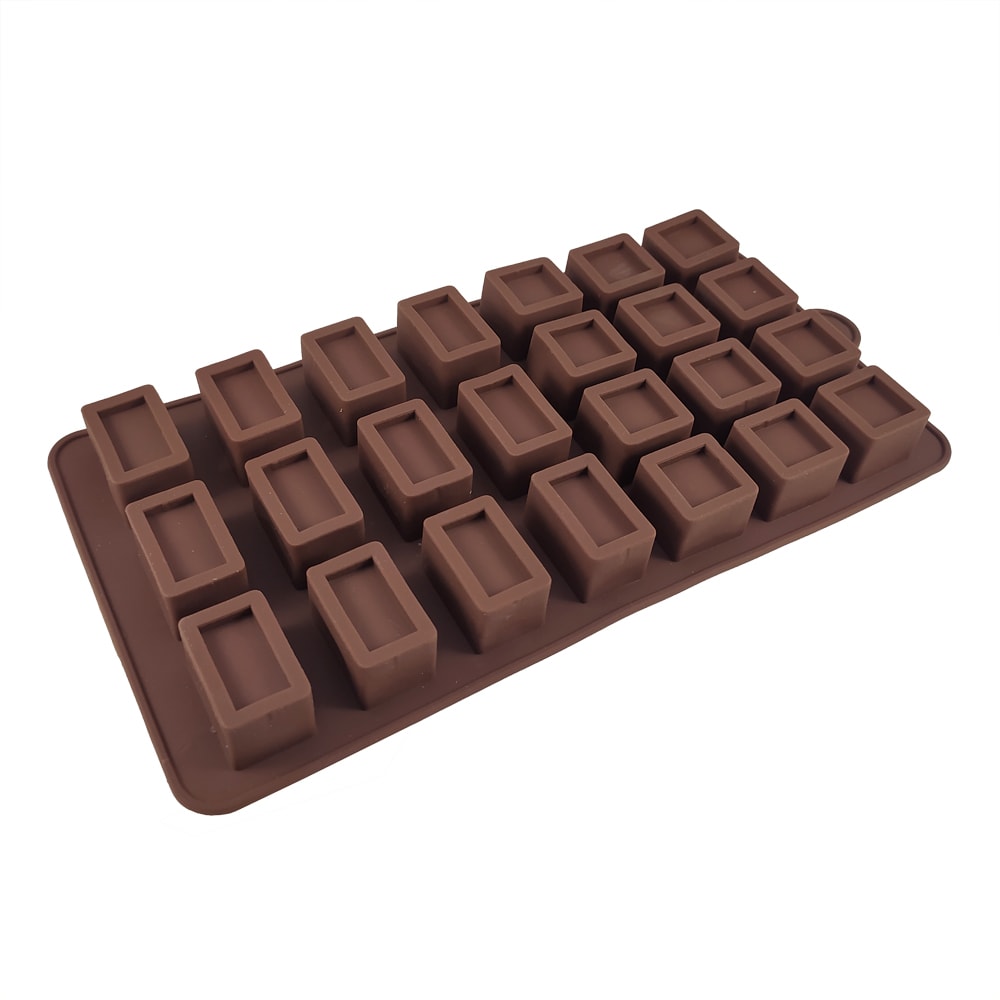 Molde Chocolate Cuadrados y Rectángulos Silicona 0