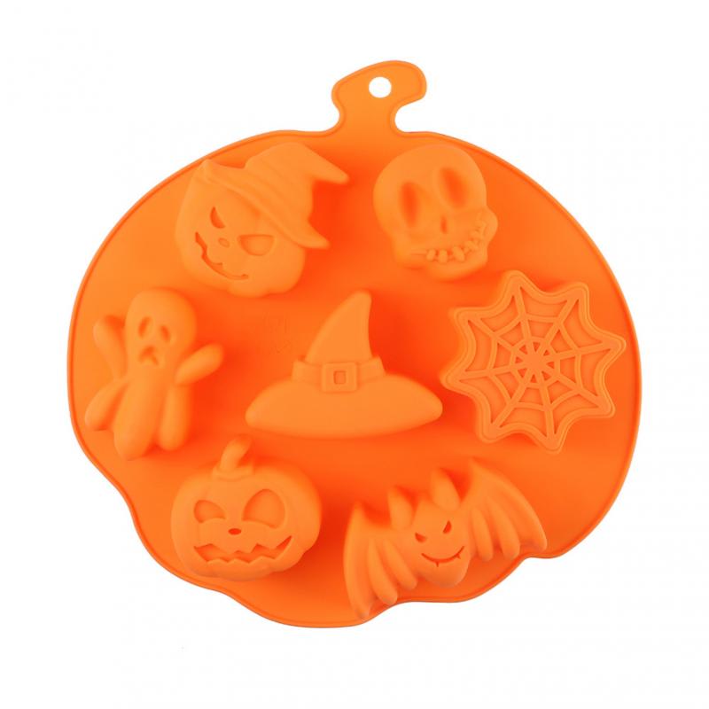 Molde Silicona Halloween Grande 7 Cavidades 0