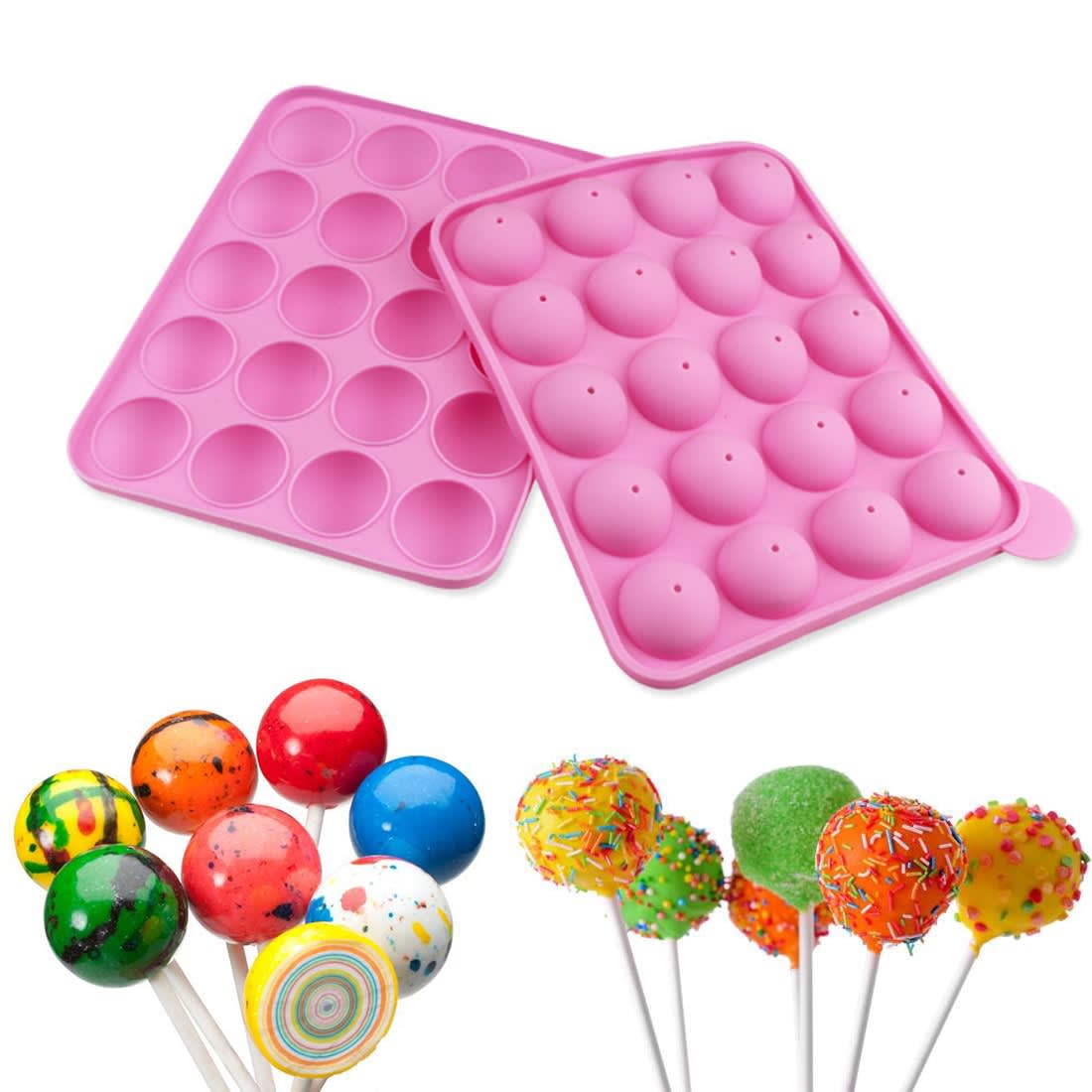 Molde para 20 Cake Pops Silicona 0