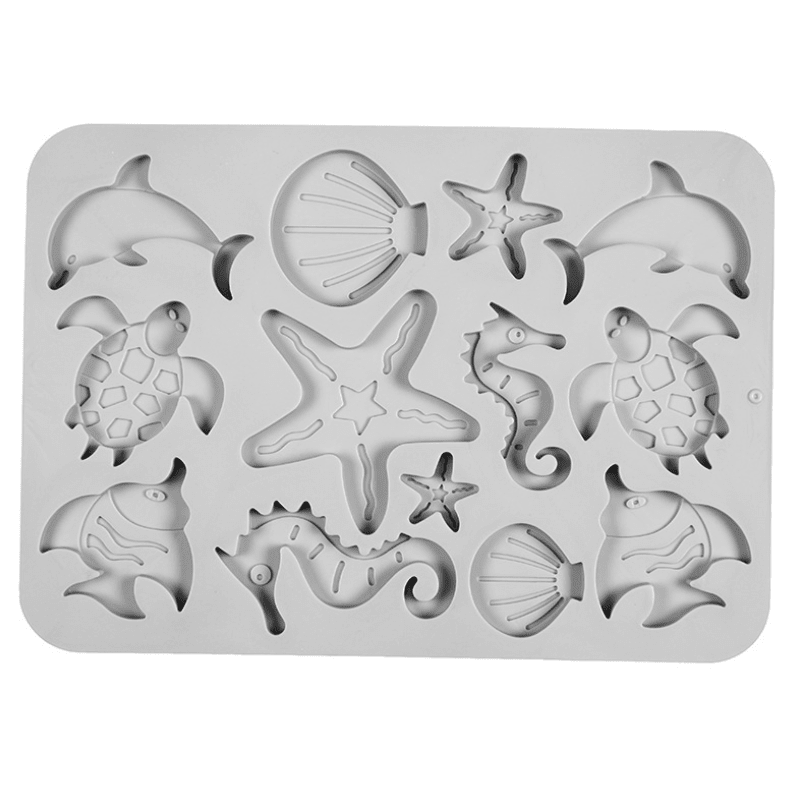 Molde Silicona Vida Marina 0