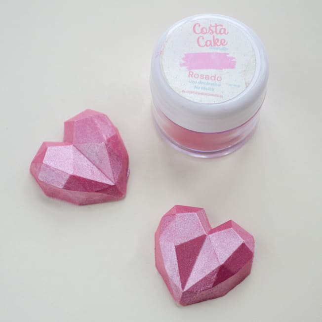 Polvo Nacarado Rosado Costa Cake 4 gr. 0