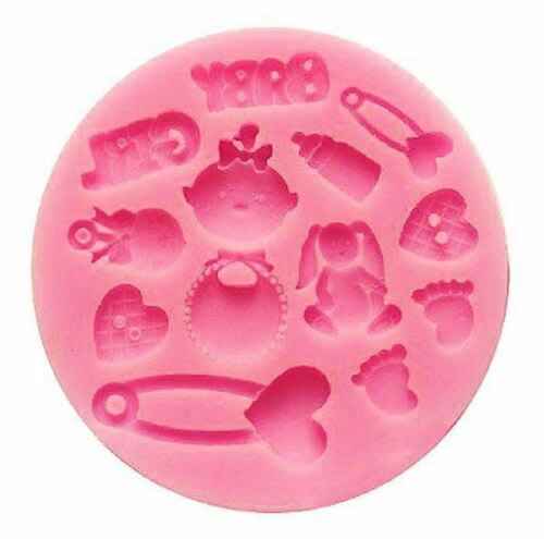 Molde Fondant Baby Girl Silicona 0